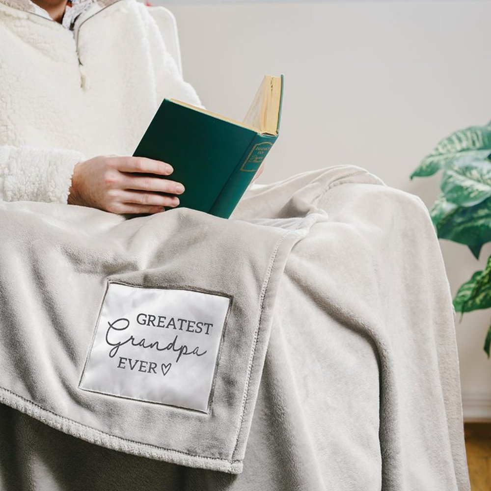 Greatest Grandpa Ever Royal Plush Blanket - BRAND NEW